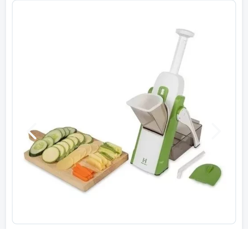 Rebanador mandolina frutas y verduras